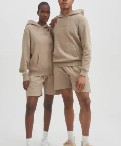 Toboggan Canada UNISEX LUXE FLEECE SWEAT SHORTS - BEIGE