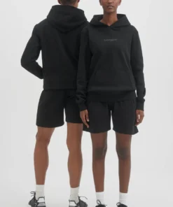 Toboggan Canada UNISEX LUXE FLEECE SWEAT SHORTS - BLACK