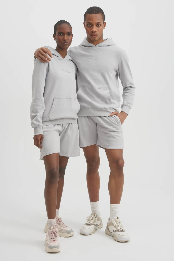 Toboggan Canada UNISEX LUXE FLEECE SWEAT SHORTS - GREY