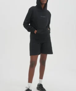 Toboggan Canada UNISEX LUXE FLEECE SWEAT SHORTS - BLACK