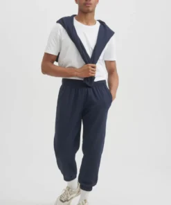 Toboggan Canada UNISEX LUXE SWEATPANTS - NAVY Luxe Fleece